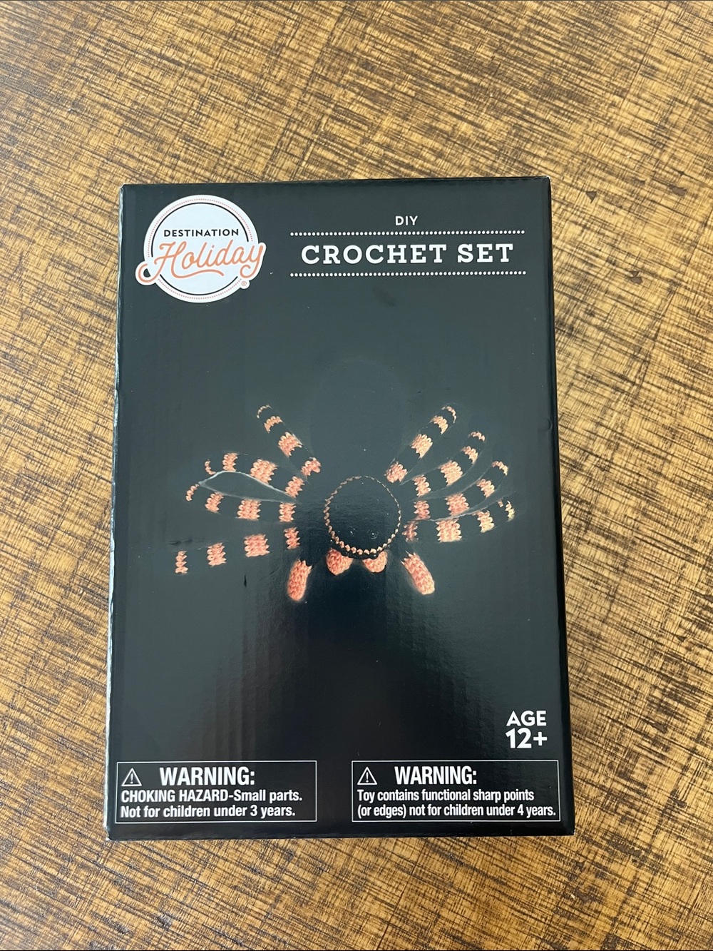 DIY Crochet Set - Black & Orange